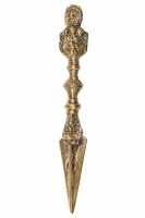 Ритуальный нож Пурба длиной 20см бронза золотистого оттенка