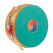Тибетский барабан подвесной диаметр 32-35см украшен резьбой и росписью