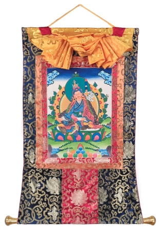 Рисованная Тханка Падмасамбхава (Гуру Ринпоче) 50х80см