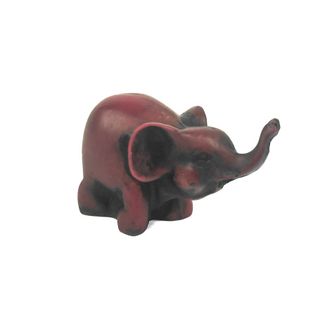 Сувенир из керамики Слонёнок с поднятым хоботом 4,5см