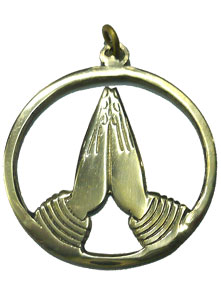 Тибетская подвеска&amp;quot;Намасте&amp;quot;, диаметр 3,5см