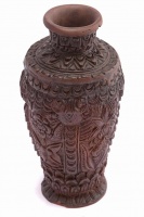 Сувенир из керамики Ваза с символами 15см