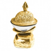Буддийская капала высотой 11см золотого оттенка