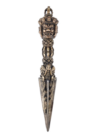 Ритуальный нож Пурба Три защитника длиной 19см со стальным лезвием