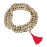 Буддийские четки 54 бусины из дерева Ясень моренный диаметр 10мм Буддийские четки 54 бусины из дерева Ясень моренный диаметр 10мм