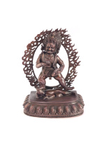 Бронзовая статуя Черный Дзамбала 10,5см мастерская Раджипа Шакья Бронзовая статуя Черный Дзамбала 10,5см мастерская Раджипа Шакья