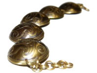 Славянский браслет из латуни "Трискелион"