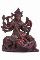 Сувенир из керамики Дурга на льве 21см Сувенир из керамики Дурга на льве 21см