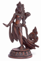 Сувенир из керамики Тара стоящая 13см Сувенир из керамики Тара стоящая 13см