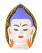 Восточная маска из гипса Будда высотой 30см