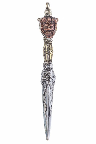 Ритуальный нож Пурба длиной 21см трехцветная