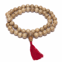 Буддийские четки 54 бусины из дерева Шелковица диаметр 8 мм Буддийские четки 54 бусины из дерева Шелковица диаметр 8 мм