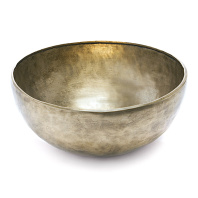 Кованая тибетская поющая чаша диаметр 14,5-15,5см