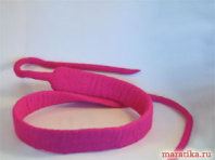 Тибетский пояс из шерсти 125см