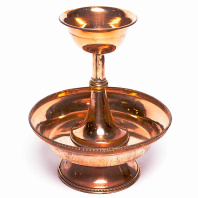 Набор медный для серчема высота чаши 8см, диаметр 16см, общая высота 19см (большой) Набор медный для серчема высота чаши 8см, диаметр 16см, общая высота 19см (большой)