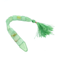 Перекидные четки из камня нефрита длина 25см