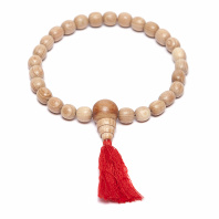 Буддийские четки 27 бусин из дерева Можжевельник диаметр 8мм