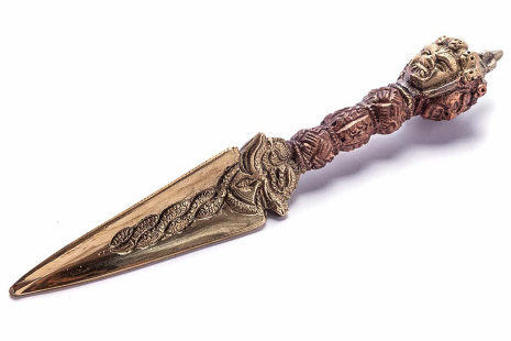 Ритуальный нож Пурба длиной 22,5см трехцветная