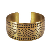 Славянский браслет из латуни "Богатый урожай"