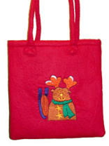 Тибетская сумка с аппликацией