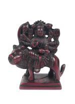 Сувенир из керамики Дурга на льве 10,5см Сувенир из керамики Дурга на льве 10,5см