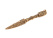Ритуальный нож Пурба длиной 16см золотистого цвета