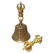 Тибетский колокольчик с ваджром диаметр 9см высота 17см