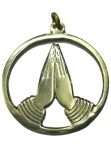 Тибетская подвеска"Намасте", диаметр 3,5см