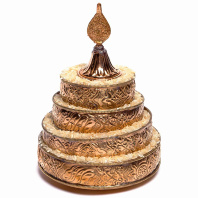 Мандала медная из 4 колец диаметр 12,5см