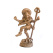 Металлические статуэтки Шива Натараджа 3,5см ювелирное качество