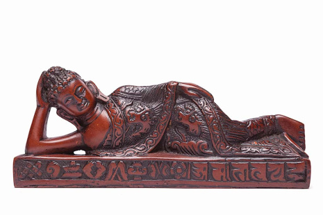 Сувенир из керамики Лежащий Будда в нирване 17,5см