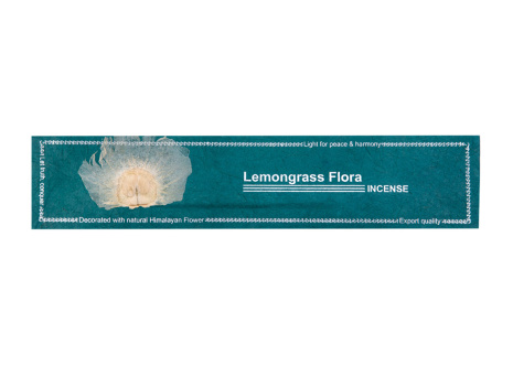 Бамбуковое благовоние Лемонграсс Флора с гербарием