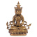Бронзовая статуя Будда Вайрочана Сарвавид с колесом дхармы в руках 21см