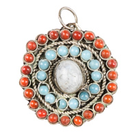 Тибетская подвеска Мандала из камней