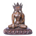 Бронзовая статуя Будды на деревянной подставке высота 35см