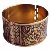 Славянский медный браслет "Приуральский"