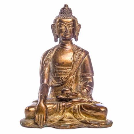 Бронзовая статуя Будда Шакьямуни 12см