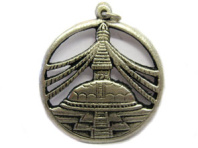 Тибетская подвеска"Ступа", диаметр 3,5см