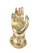 Восточная дверная ручка Рука Будды (правая) 10-11см цвет золотой