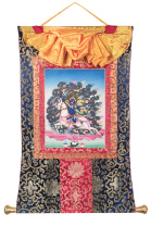 Рисованная Тханка Палден Лхамо размер 55х80см Рисованная Тханка Палден Лхамо размер 55х80см