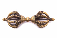 Ваджр девятиконечный длиной 14см золотой Ваджр девятиконечный длиной 14см золотой