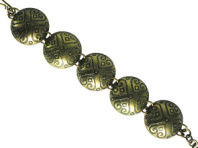 Славянский браслет из латуни "Преуспевание"