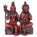 Сувенир из керамики Шива, Парвати и Ганеш 18см