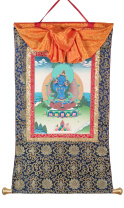 Рисованная Тханка Ваджрадхара 66х110см Рисованная Тханка Ваджрадхара 66х110см