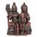 Сувенир из керамики Шива, Парвати и Ганеш 12см