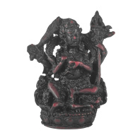 Сувенир из керамики Четырёхрукий Махакала 6см Сувенир из керамики Четырёхрукий Махакала 6см