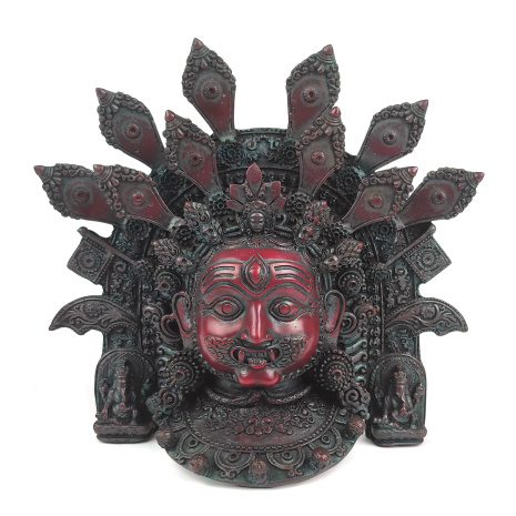 Сувенир из керамики маска Бхайрава 20см