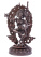 Бронзовая статуя Симкхамукха (Сенгдонгма) львиноголовая дакиня 25см