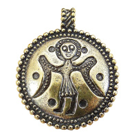 Славянская подвеска из латуни "Ангел"