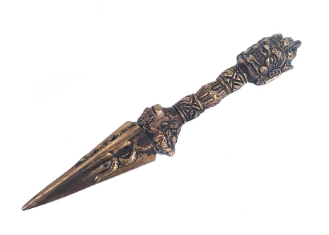 Ритуальный нож Пурба с защитником длиной 23см